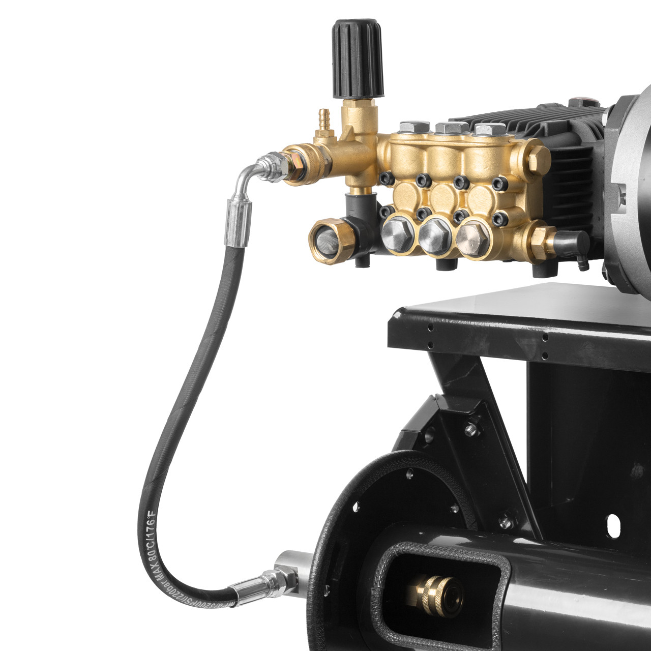 Canpump Pressure Washer: Wall-Mount w/ Hose Reel, 5 hp, 240 V, Total ...