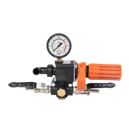 Bertolini STING Regulator: 24 gpm @ 580 psi, 2 Outlet, Sintered Ceramic for Soft Wash/Ag Bertolini PPS Series Pumps (P/N: 24.4002.97.3)