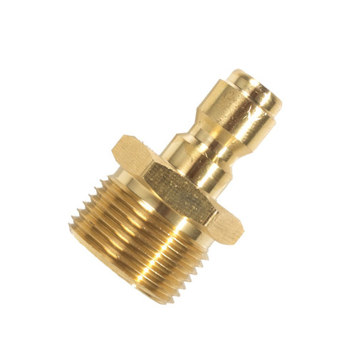 Male M22 to 1/4-in Quick-Connect Plug Adapter