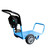 Electric Pressure Washer Cart Frame w/ Pressure Switch Total Stop System, 480 V, Three-Phase