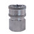 1/4-in Female NPT to 1/4-in Quick-Connect Socket Stainless-Steel Adapter