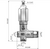 P.A. VB 160/280: 4050 psi @ 42 US gpm Unloader Valve, 303 Stainless Steel