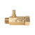 3/4-in Garden Hose to 1/2-in Male NPT Inline Water Filter - Brass Housing, Bypass Port