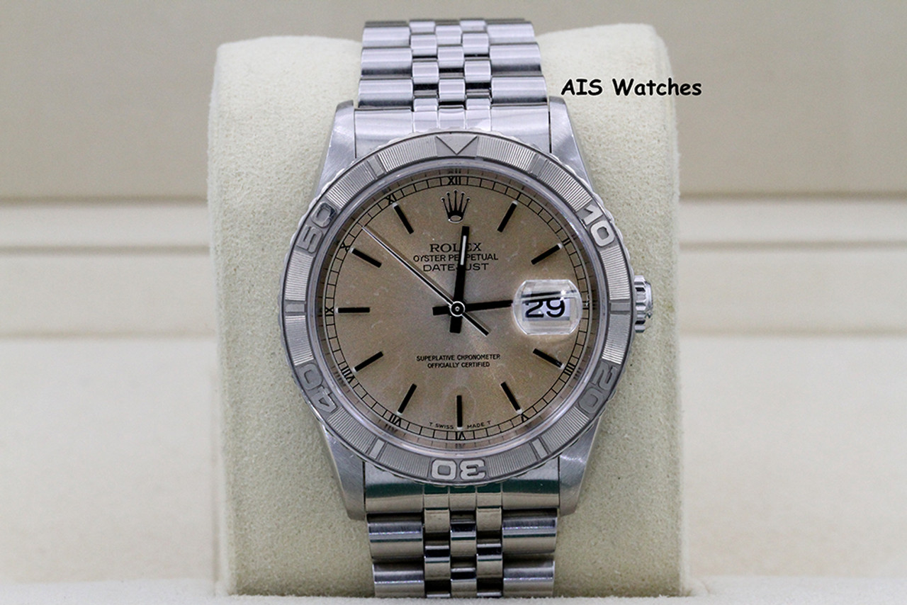 endnu engang Kære bord Rolex Datejust 16264 Turn-O-Graph 36MM Tropical Dial T Serial Jubilee B&P