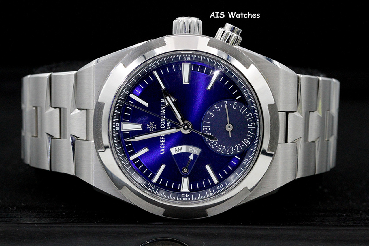 BRAND NEW Vacheron CONSTANTIN OVERSEAS DUAL TIME 7900V BLUE DIAL