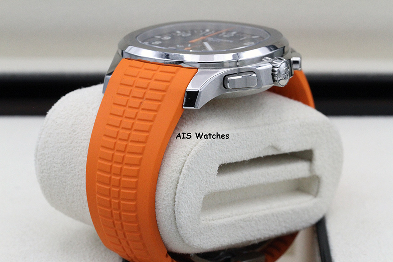 Patek Philippe 5968A Aquanaut Chronograph SS 42.2MM Orange Strap B P
