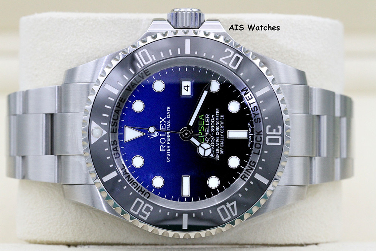 Rolex 116660 Deep Sea SeaDweller D Blue James Cameron Box Papers