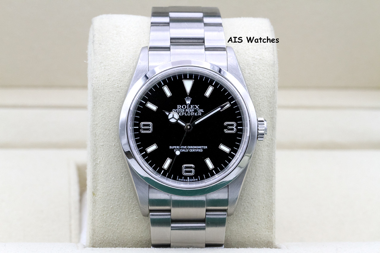 Rolex Explorer 114270 F Serial 36 MM Box u0026 Papers