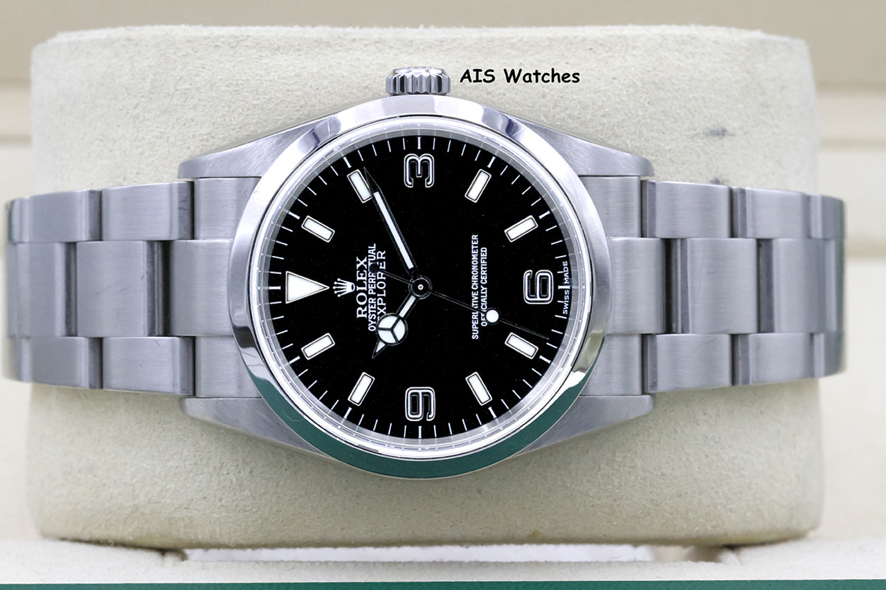 Rolex Explorer 114270 F Serial 36 MM Box u0026 Papers