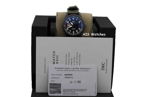 IWC Schaffhausen Pilot's Watch Mark XVIII Edition STFI 41MM IW324712 Box&Papers