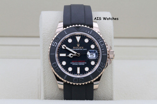 BNIB Rolex Yachtmaster 226658 18K Yellow Gold OysterFlex Strap 