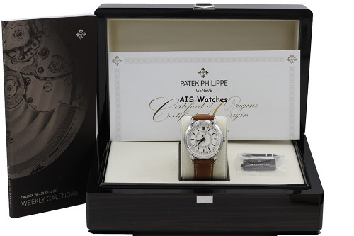 BNIB Patek Philippe Calatrava Weekly Calendar 5212A Stainless Steel Box & Paper