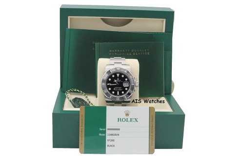 Rolex 116610LN Submariner Date 40MM Black Ceramic Bezel 2016 Box & Papers
