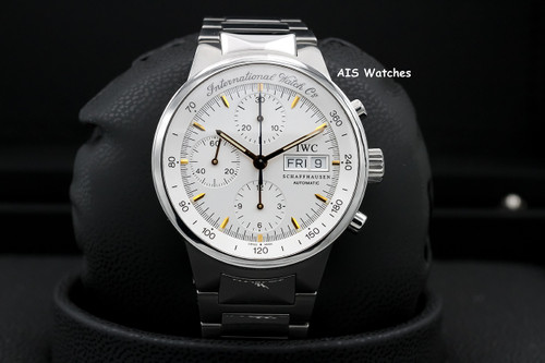 IWC Schaffhausen IW370713 GST Chronograph Automatic 39.70MM Silver Dial Papers