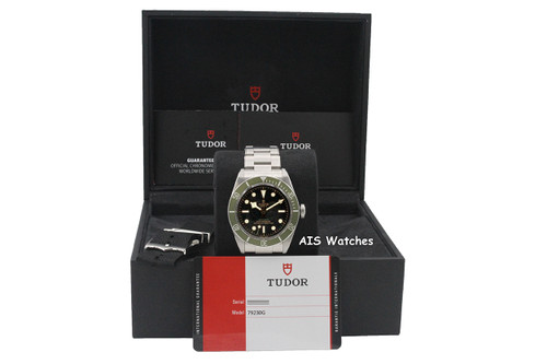 Tudor 79230G Heritage Black Bay Green Harrods Edition 2020 B&P