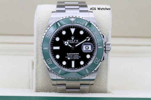 Rolex Submariner Date Ceramic Green Bezel 126610LV 41MM 2022 Box & Paper