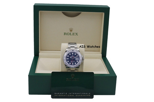Rolex Yacht-Master 126622 Blue Dial Platinum Bezel Box&Paper