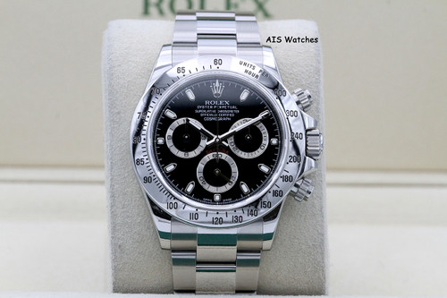 Rolex Cosmograph Daytona 116520 Black Dial 2015 Box & Papers