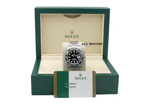 Rolex 116610LN Submariner Date 40MM Black Ceramic Bezel 2019 Box & Papers