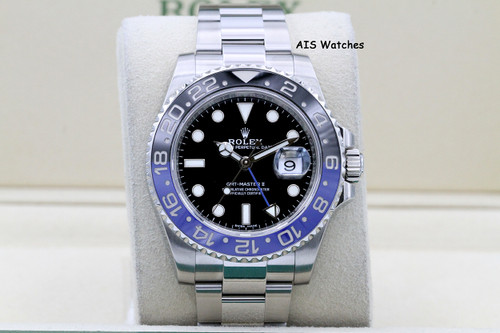 Rolex GMT Master II 116710BLNR Batman Blue/Black Oyster 2017 Box & Papers