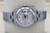 Rolex Ladies DateJust 79160 Silver Stick Dial 26MM K Serial Warranty Papers