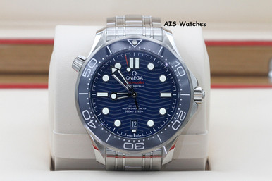 ダイバーズ EX2-001EX2-002 EX2-003 EX2-004 BNIB Omega Seamaster 300M SS 42MM Diver Blue Wave Dial