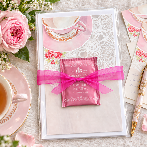 Pink Teacup Stationery