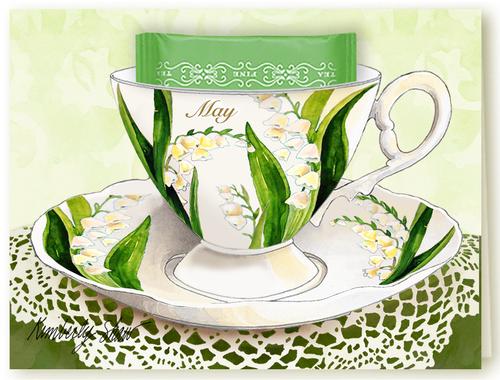 May tea card front