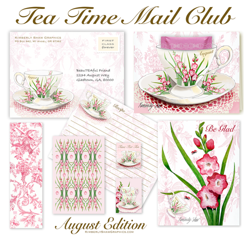 Tea Time Mail Club - August