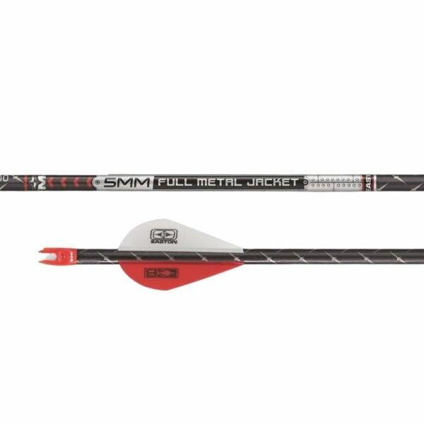 Easton FMJ 5MM Arrow Fletched With Blazer Vanes (6 pack)