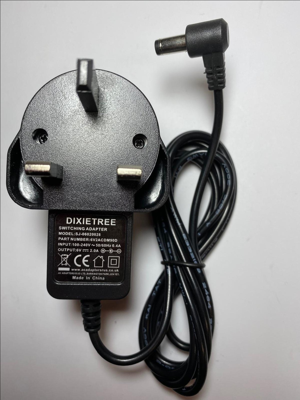 6V UK Mains AC DC Switching Adapter for USA Brookstone