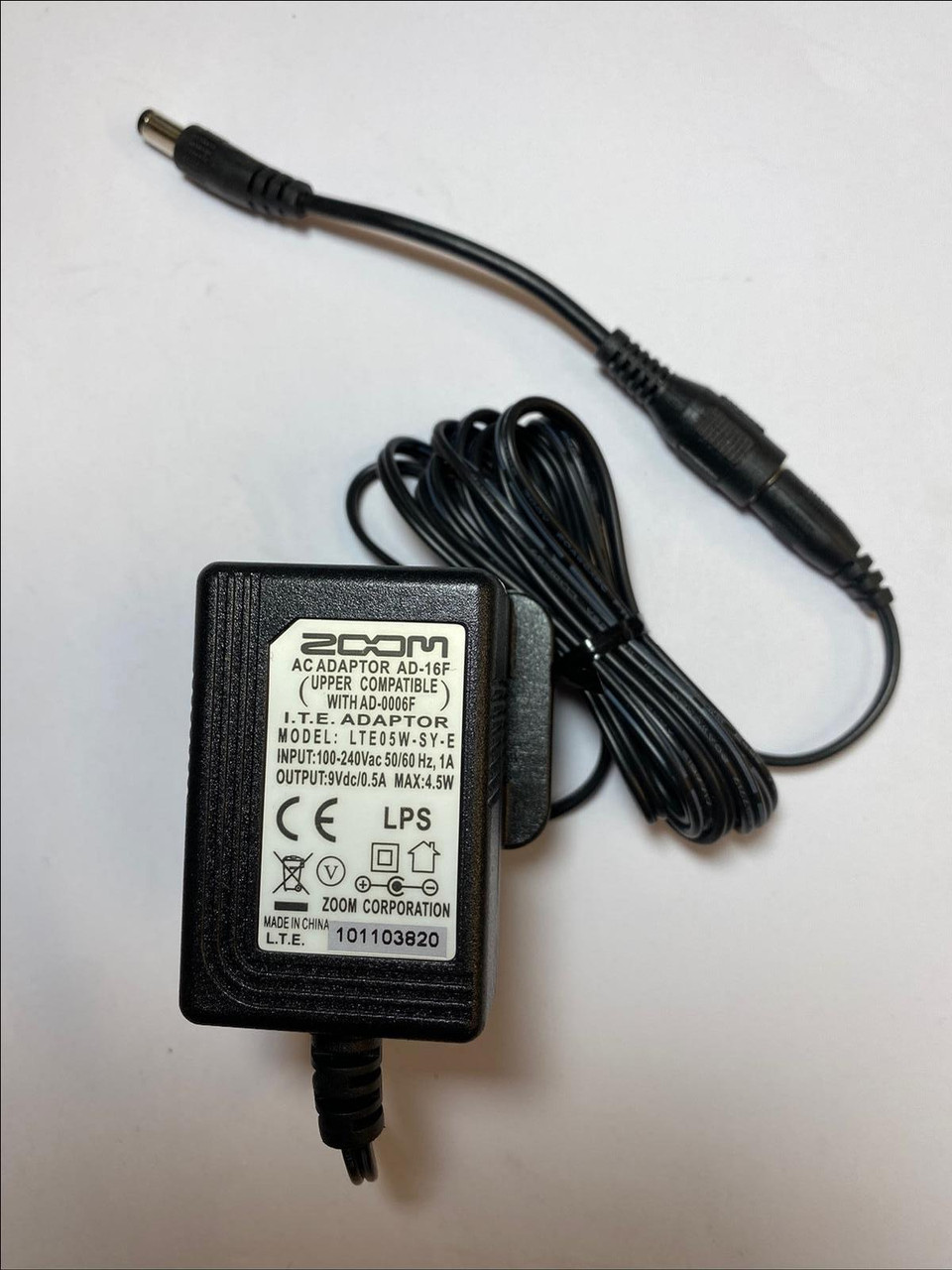 9V Negative Polarity Switching Adapter for Roland MT-90S Music