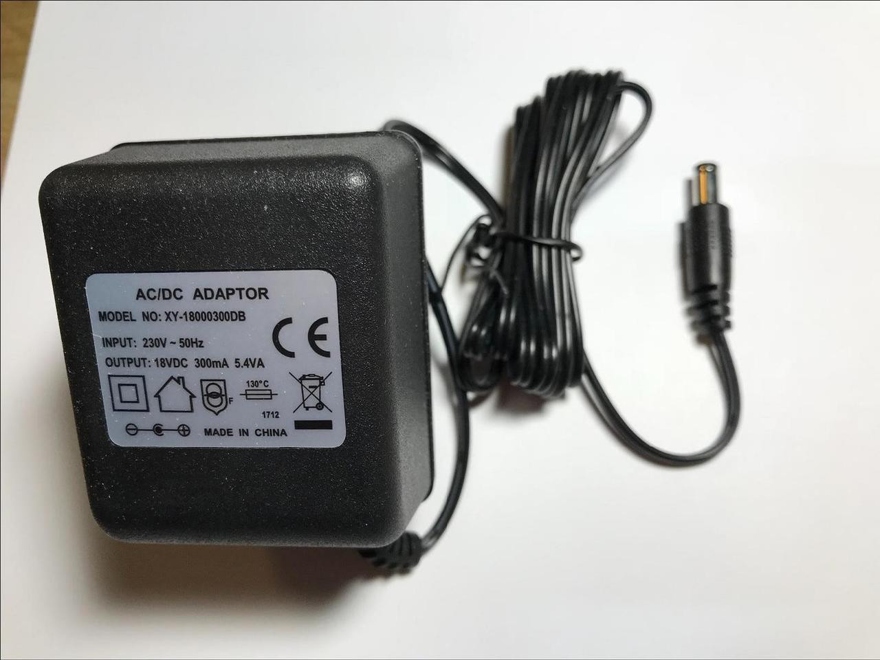 18V 400mA AC Adaptor Power Supply SH 18V400 for Workshop