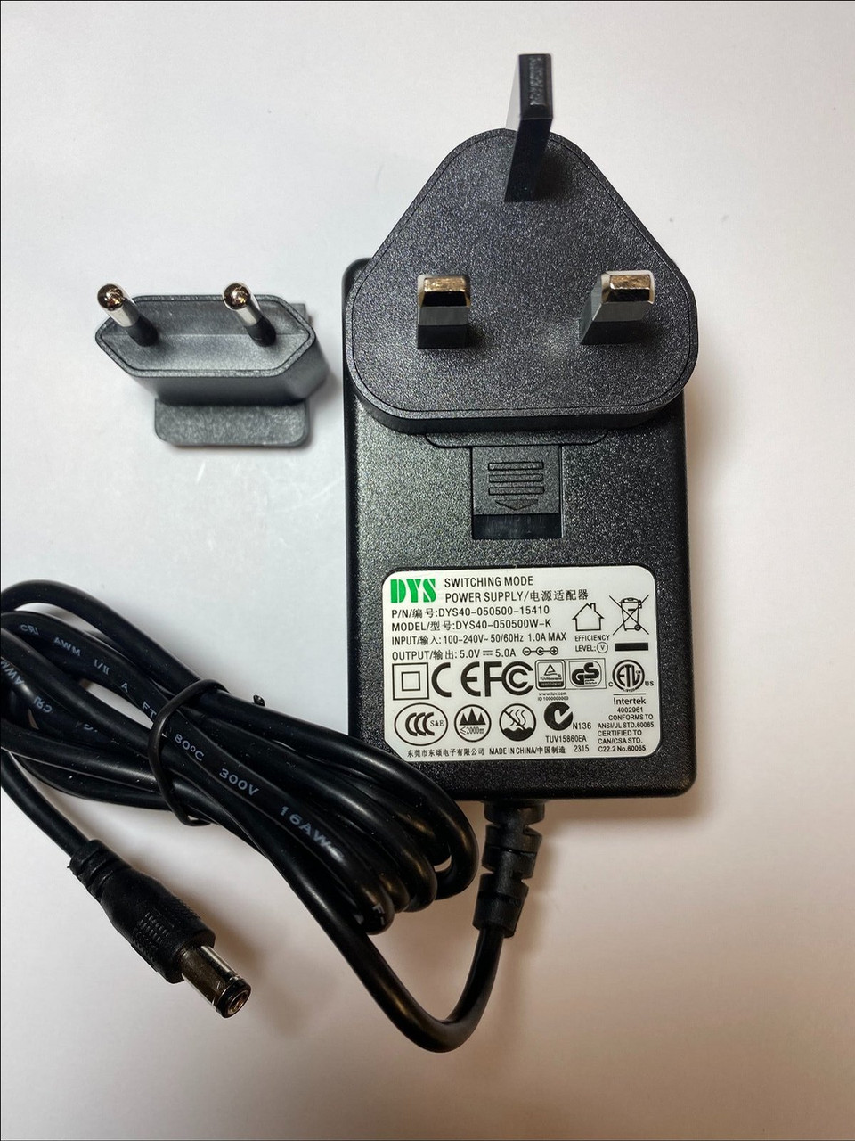 12V 5A Desktop AC DC Adapter Switch Mode - China Power Supply