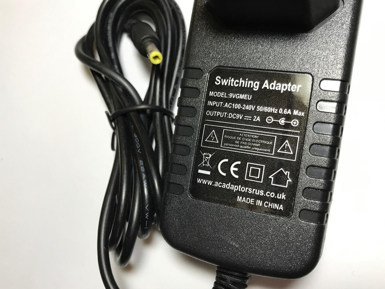 Akai 9V Akai AKK 7900 portable dvd player UK Mains Power Supply Adapter Charger NEW 
