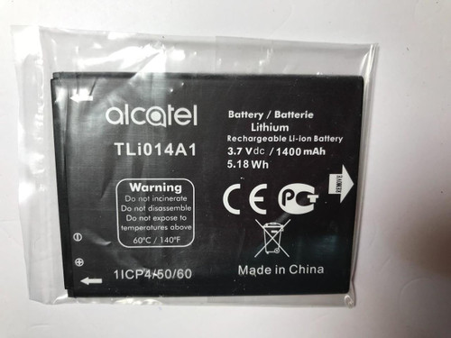 Alcatel One Touch Battery TLI014A1 Genuine OEM 1400 mAh