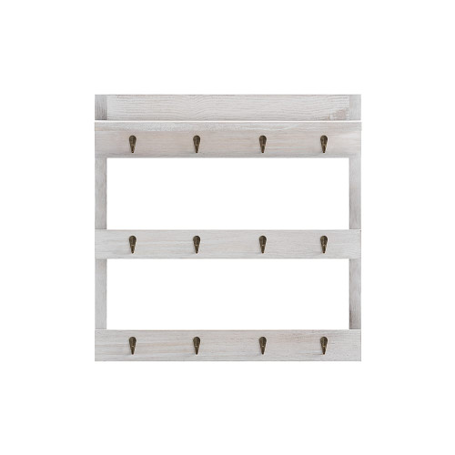 Alamont Home - Campbell 20"W x 5.12"D x 20"H Mug Rack - White Wash