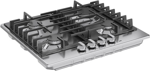 Bosch - 500 Series 24" Built-In Gas Cooktop with 4 burners - Stainless Steel