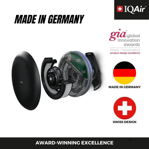 IQAir - Atem Car Portable Air Purifier - Black