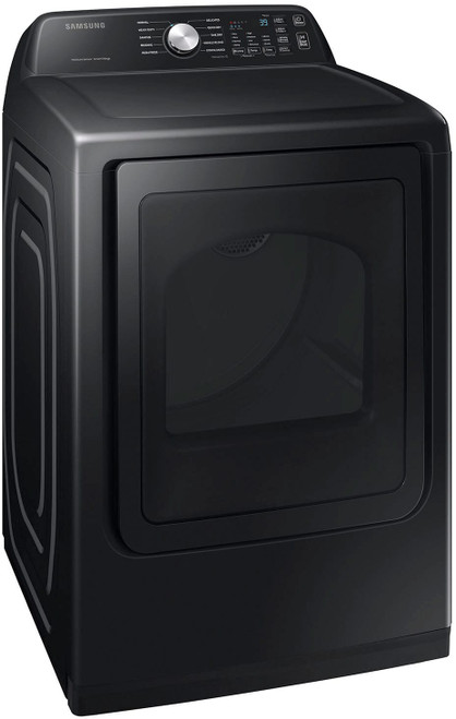 Samsung - 7.4 Cu. Ft. Smart Gas Dryer with Sensor Dry - Black