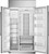 Monogram - 25.1 Cu. Ft. Side-by-Side Built-In Smart Refrigerator - Stainless Steel