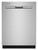 Maytag - 24" Top Control Built-In Stainless Steel Tub Dishwasher with 3rd Rack, Dual Power Filtration, 47 dBA - Stainless Steel