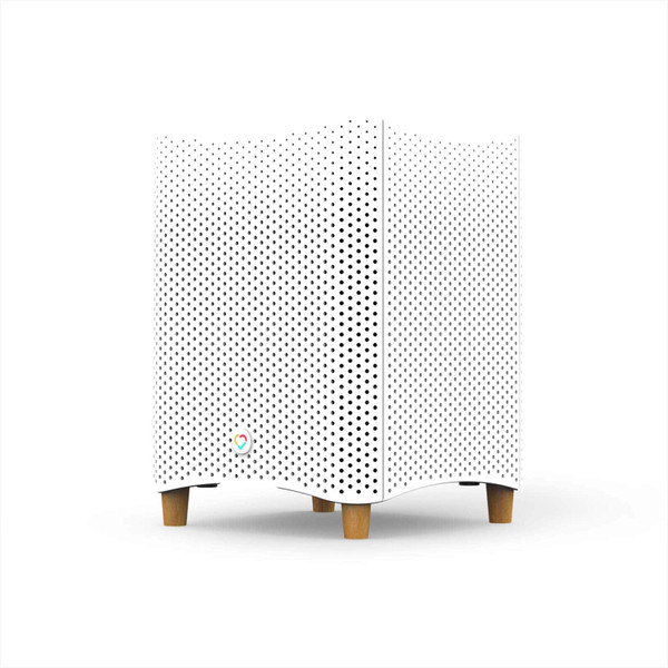 Mila Air Purifier with Big Sneeze Filter for Allergies, HEPA 99.97%, Pollen, Dander, Dust, Ragweed, WiFi, 8 Sensors - White