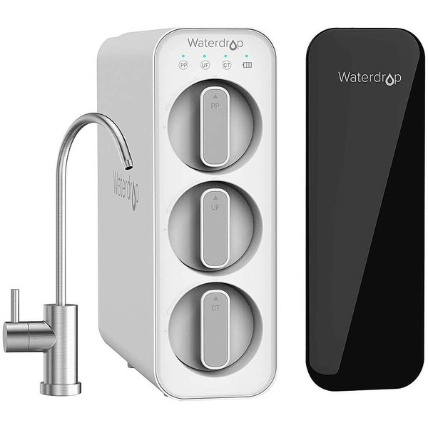 Waterdrop - Ultra Filtration Under Sink Water Filter System - White
