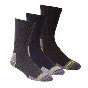 Mens Work Heavy Duty Big Foot Socks Assorted 3 Pairs 12-14