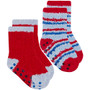 Baby Boys Warm Cosy Socks With Anti Slip Grips 2 Pairs Red