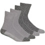 Mens Fluffy Cosy Winter Chunky Socks With Non Slip Grippers 2 Pairs Charcoal