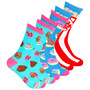 Ladies Funky Funny Colourful Socks 3 Pairs
