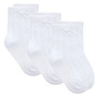 Baby Girls White Cable Knit Socks 3 Pairs