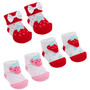 Baby Girls Socks Strawberry Dotted Booties
